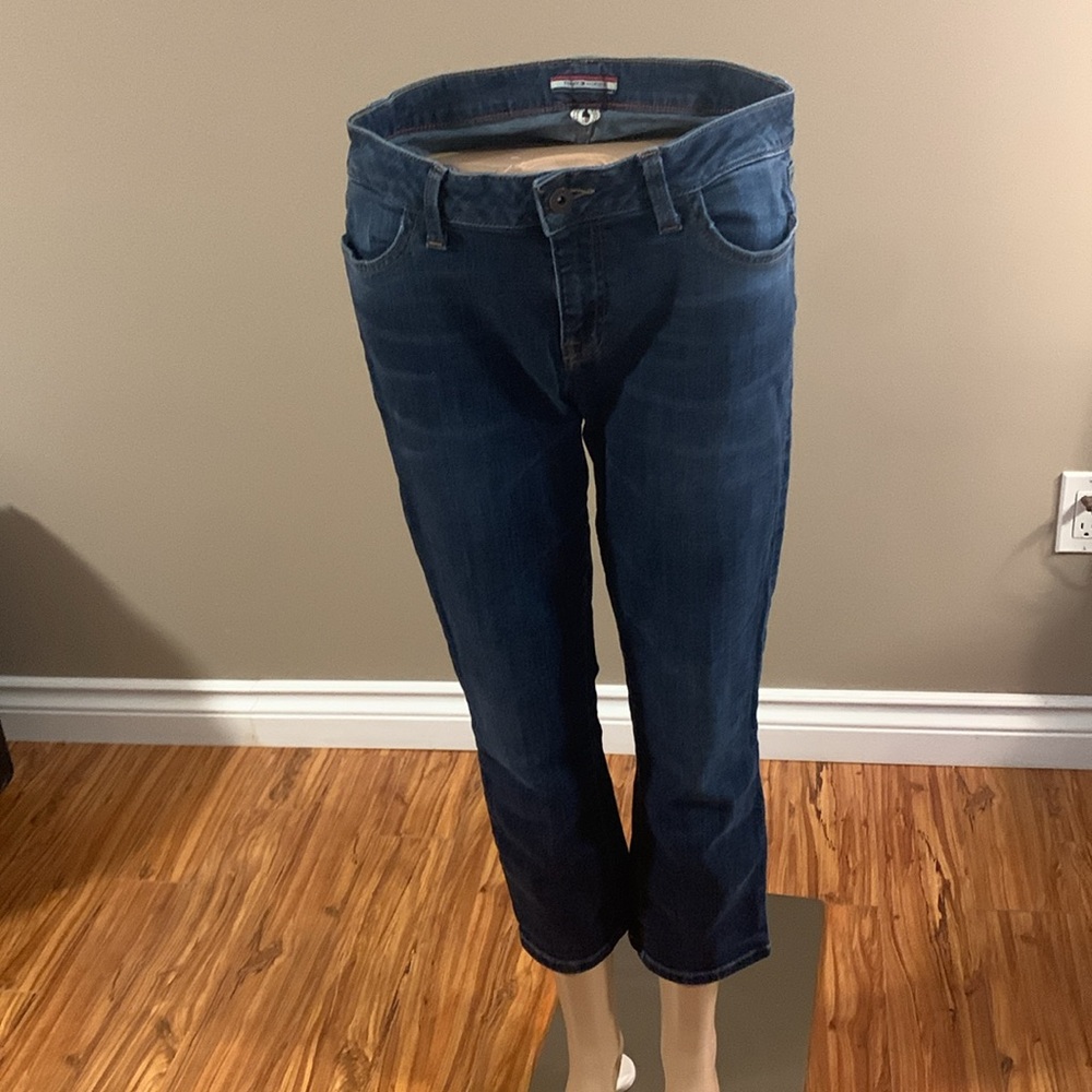 Tommy Hilfiger Blue Crop Jeans size 10
